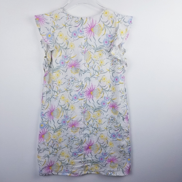 Lucky Brand Floral Linen Dress NWT size Small - Picture 2 of 7